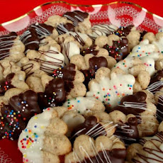 Dipped Pecan Spritz