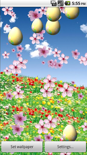 【免費個人化App】Easter in Bloom LiveWallpaperL-APP點子