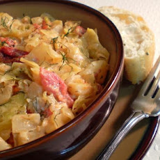 Tomato and Cabbage Fricassee