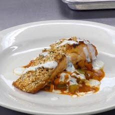 Coriander and Mustard Seed Crusted Salmon