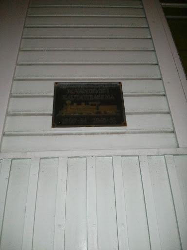 Old Railway Station Plaque 