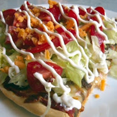 Easy Taco Pizza Appetizer