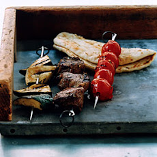 Herbed Lamb, Tomato, and Zucchini Kebabs