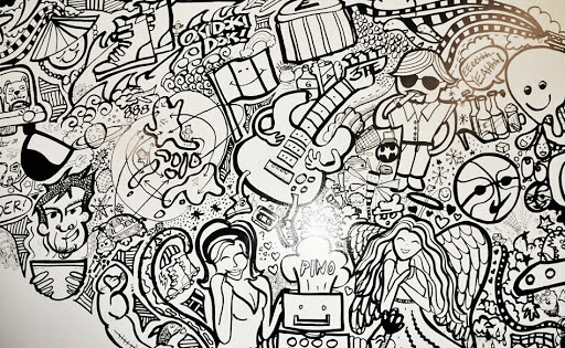 Pino Doodle Art Mural