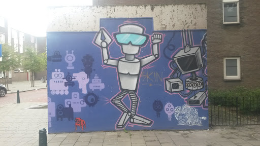 Dancing Robot Graffiti