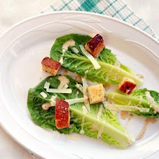 Romaine Hearts With Sourdough Croutons and Parmesan