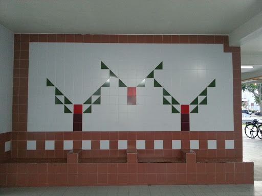 Designed Wall At HDB Block