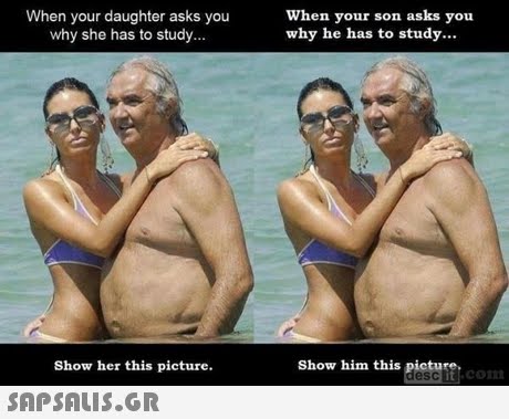 When your daughter asks you why she has to study. When your son asks you why he has to study... Show her this picture. Show him this pictur it.co 
