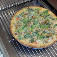 Chicken Caesar Salad Pizza