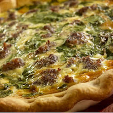 Breakfast Sausage Spinach Pie
