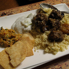 Couscous With Mint-Yogurt Sauce