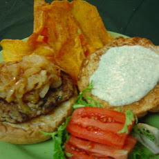 Mesa Burgers With Sage Aioli and Spicy Chips
