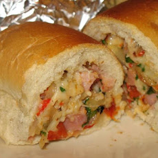 Fontina Stuffed French Bread
