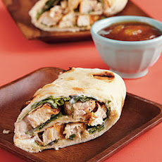 Chicken Wraps with Mango Chutney