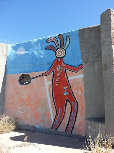 New Mexico Tribes Tennis Mural 