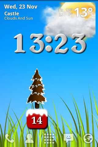 【免費個人化App】Christmas Battery Widget-APP點子