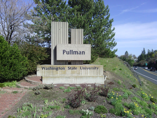 Pullman WSU Welcome Sign