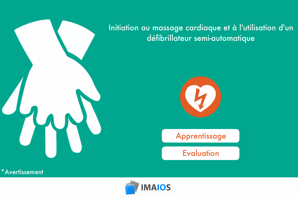Android application Massage cardiaque et DSA screenshort