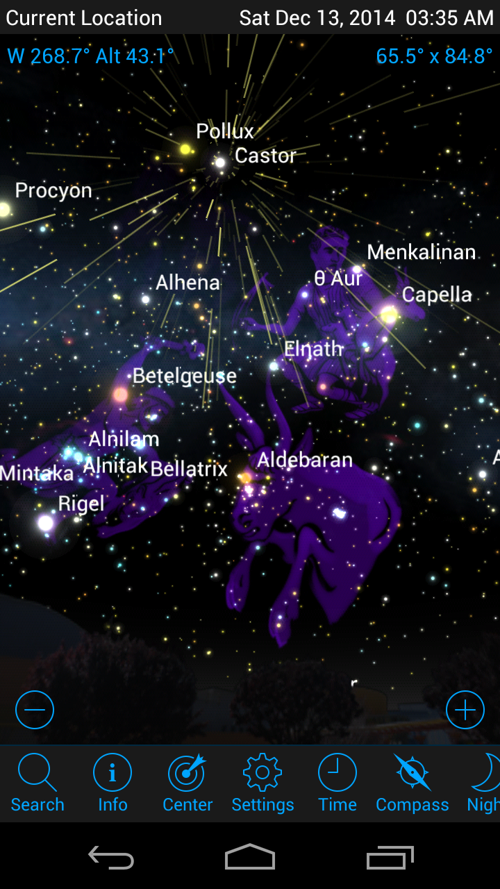 Android application SkySafari 4: Astronomy &amp; Space screenshort