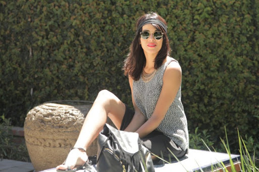 Raquel del Rosario con gafas Ray-Ban