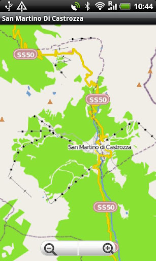 San Martino Di Castrozza Map
