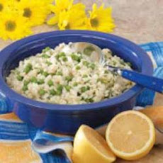 MInty Orzo and Peas