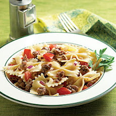 Farfalle Salad with Sweet Italian Sausage