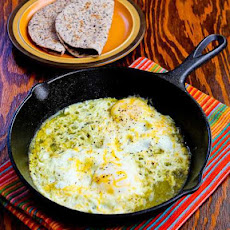 Fifteen Minute Salsa Verde Eggs