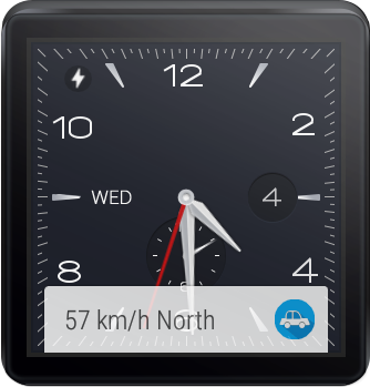 Android application Trip Tracker for Android Wear screenshort