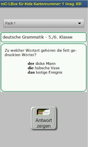 mC-LBox: Grammatik 4 Kids