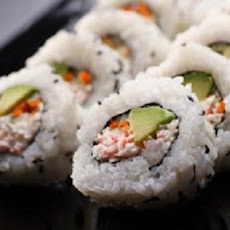 Crab and Avocado Roll - Sushi
