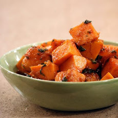Sweet Potatoes Glazed with Molasses, Pecans and Bourbon