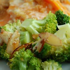 Broccoli With Lemon Almond Butter