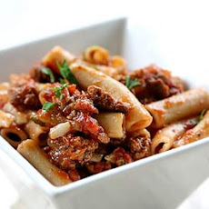 Penne Pasta with Meat Sauce