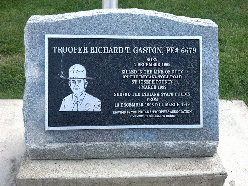 Trooper Richard T. Gaston Memorial Plaque