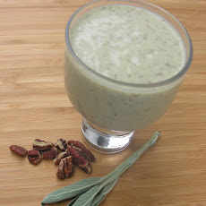 A sage and honey walnut milkshake (with vegan option)