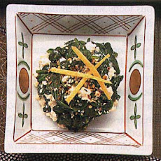 Fresh Spinach with Tofu Dressing