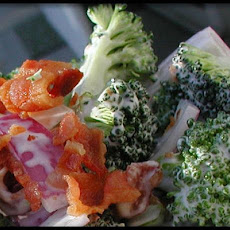 Broccoli Bacon Red Onion Salad