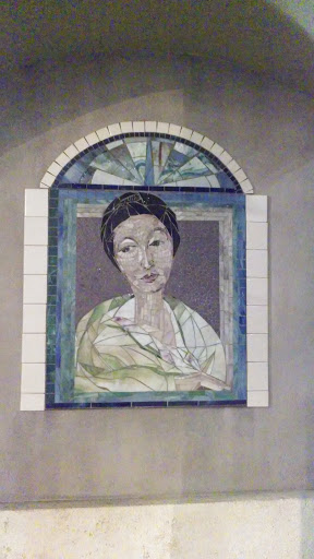 Lady on the Wall Mosaic a
