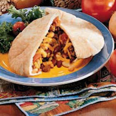 Bean 'n' Burger Pockets