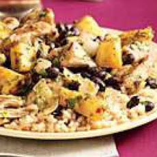 Pineapple Jerk Chicken and Rice