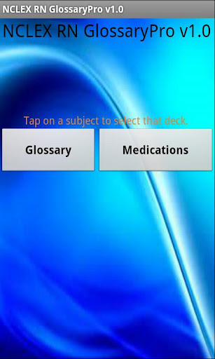 NCLEX RN Glossary Pro