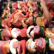 Hoisin BBQ Pork Kebabs With Lemongrass Skewers