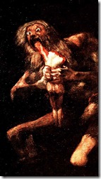 saturn devouring his children - Goya