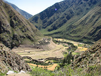 Llactapata? The biggest town along the trail.