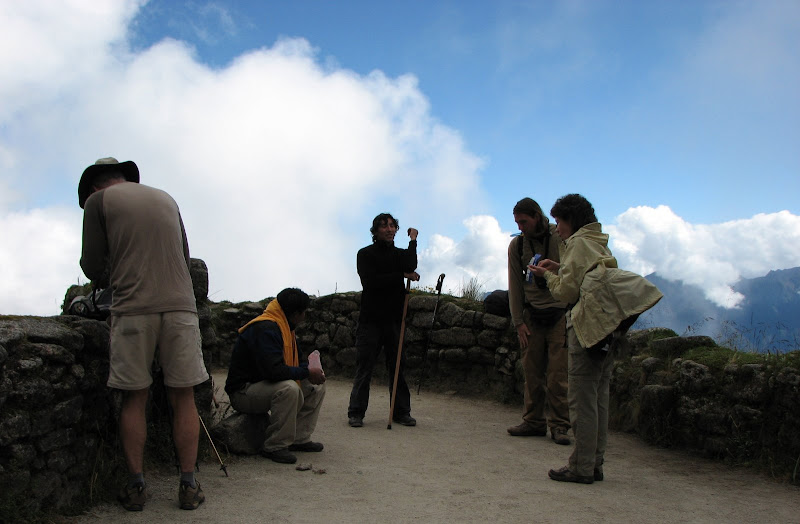The city in the clouds. That's Bill, Jose, Saul, Dro and Jane.