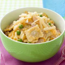 Pea, Ham and Corn Ravioli