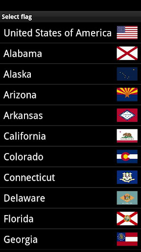 USA Flags Widget