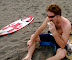 Jason eating a sandwich