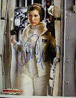 autographed Carrie Fisher photograph